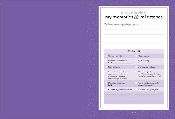 Produktbild: What to Expect Pregnancy Journal and Organizer
