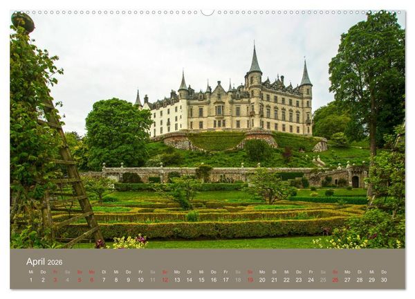 Produktbild: Historisches Schottland (hochwertiger Premium Wandkalender 2026 DIN A2 quer), Kunstdruck in Hochglanz