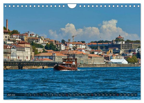 Produktbild: Portugal - Bilder dreier St&auml;dte (Wandkalender 2026 DIN A4 quer), CALVENDO Monatskalender