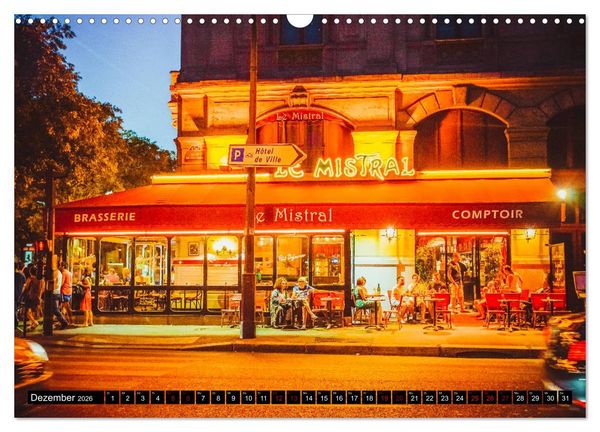 Produktbild: Paris Bistros (Wandkalender 2026 DIN A3 quer), CALVENDO Monatskalender