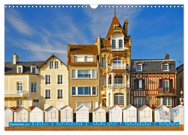 Produktbild: Die K&uuml;sten der Normandie vom Mont Saint-Michel bis &Eacute;tretat (Wandkalender 2027 DIN A3 quer), CALVENDO Monatskalender