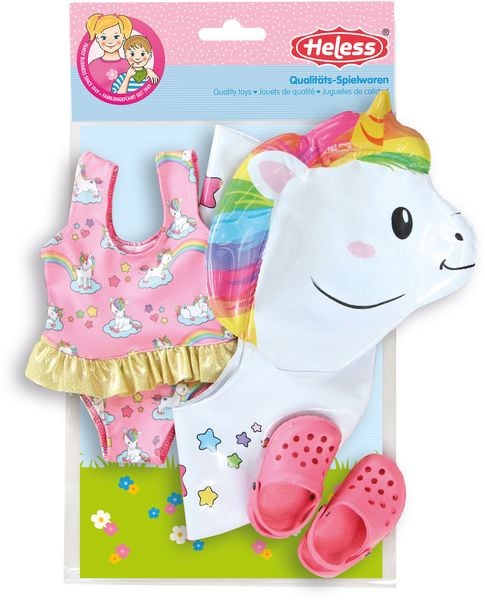 Puppen-Schwimmset ''Einhorn Henri'', Gr. 35-45 cm