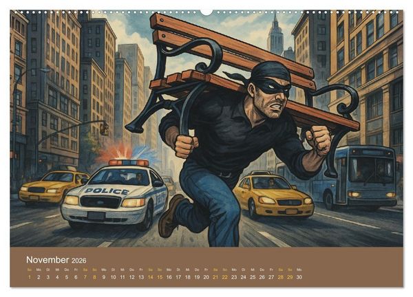 Produktbild: Verkehrte Welt - Bilderr&auml;tsel (hochwertiger Premium Wandkalender 2026 DIN A2 quer), Kunstdruck in Hochglanz