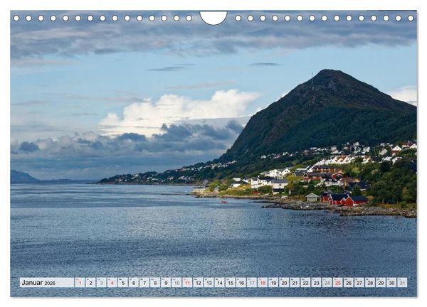 Produktbild: Hurtigruten - Faszination Natur (Wandkalender 2026 DIN A4 quer), CALVENDO Monatskalender