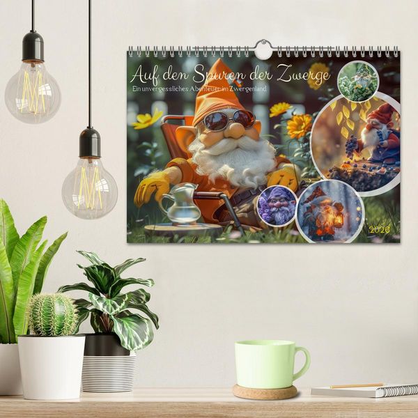 Produktbild: Auf den Spuren der Zwerge (Wandkalender 2026 DIN A4 quer), CALVENDO Monatskalender