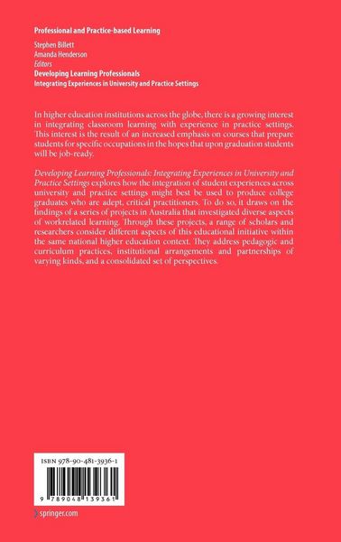 Produktbild: Developing Learning Professionals