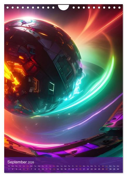 Produktbild: Prismatic Visions (Wall Calendar 2026 DIN A4 portrait), CALVENDO 12 Month Wall Calendar