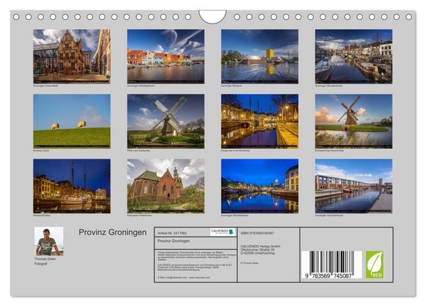 Produktbild: Provinz Groningen (Wandkalender 2027 DIN A4 quer), CALVENDO Monatskalender