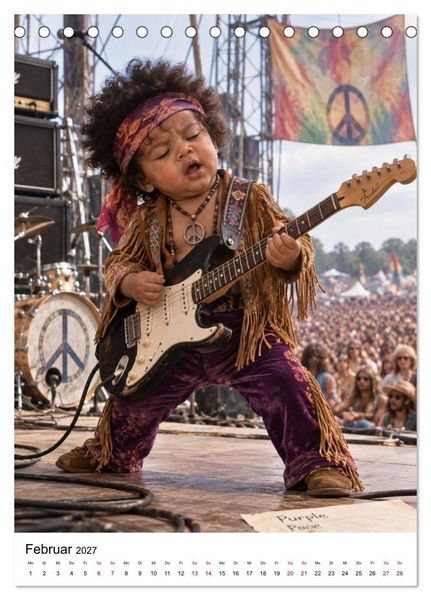 Produktbild: Baby Beats (Tischkalender 2027 DIN A5 hoch), CALVENDO Monatskalender