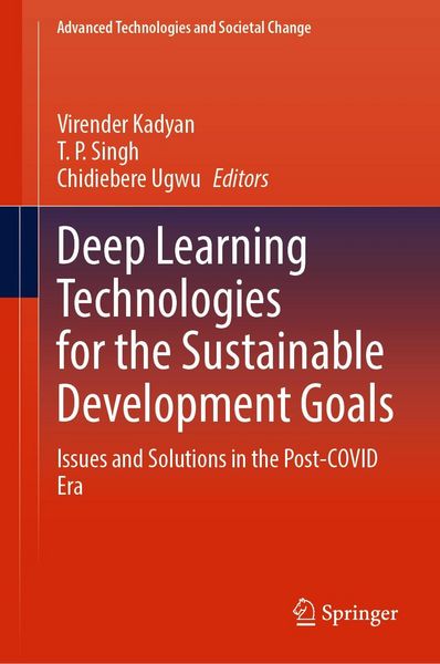 Produktbild: Deep Learning Technologies for the Sustainable Development Goals
