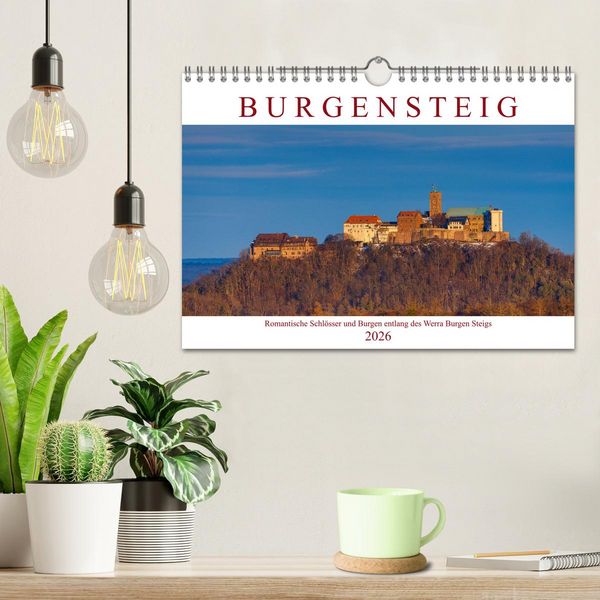 Produktbild: Werra Burgen Steig (Wandkalender 2026 DIN A4 quer), CALVENDO Monatskalender