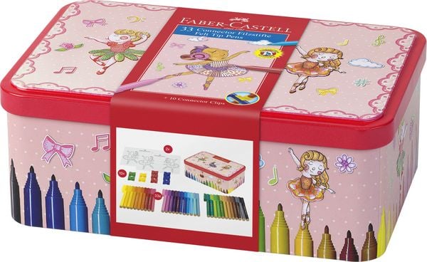 Produktbild: Faber-Castell Filzstifte Connector Ballerinabox