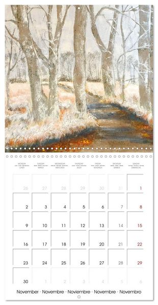 Produktbild: Autumn paintings (Wall Calendar 2026 12 &times; 12 Inch) CALVENDO 12 Month Wall Calendar