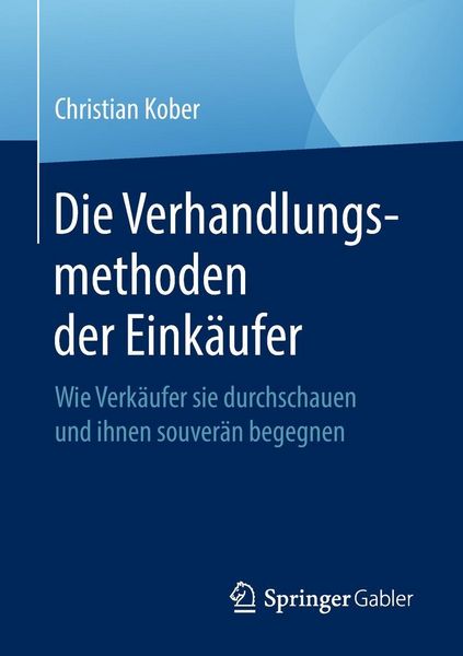 Produktbild: Die Verhandlungsmethoden der Eink&auml;ufer