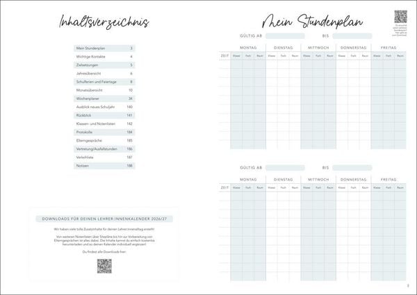 Produktbild: Lehrerkalender 2027