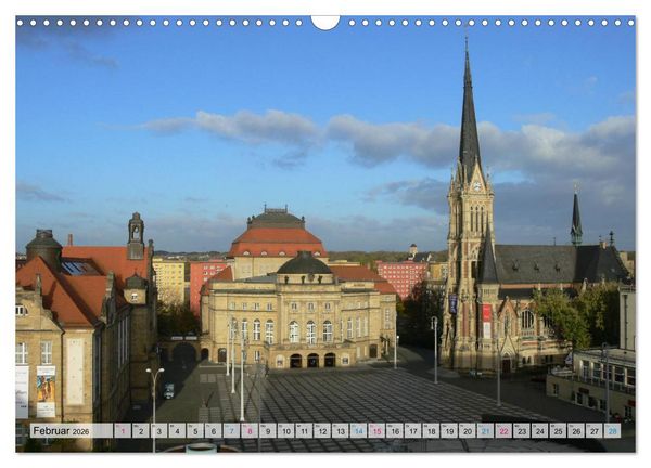 Produktbild: Chemnitz und Umgebung (Wandkalender 2026 DIN A3 quer), CALVENDO Monatskalender