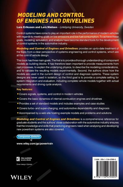 Produktbild: Modeling and Control of Engines and Drivelines