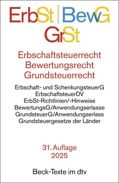 Produktbild: Erbschaftsteuerrecht / Bewertungsrecht / Grundsteuerrecht