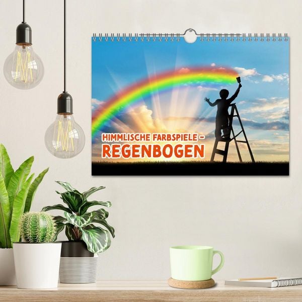 Produktbild: Himmlische Farbspiele - Regenbogen (Wandkalender 2026 DIN A4 quer), CALVENDO Monatskalender