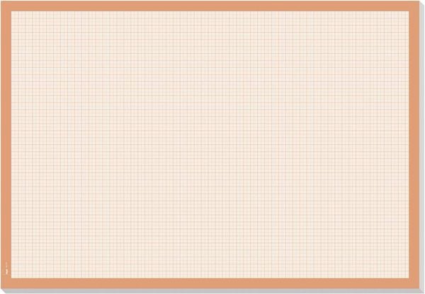 Produktbild: SIGEL Schreibunterlage, orange millimeterkariert mit Zierrand orange
