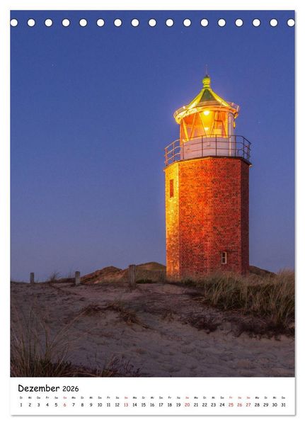 Produktbild: Sehnsucht nach Sylt (Tischkalender 2026 DIN A5 hoch), CALVENDO Monatskalender