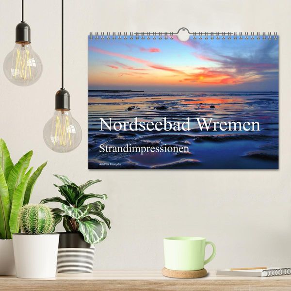 Produktbild: Nordseebad Wremen - Strandimpressionen (Wandkalender 2026 DIN A4 quer), CALVENDO Monatskalender