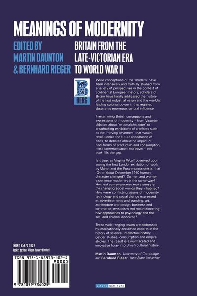 Produktbild: Meanings of Modernity