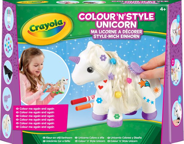 Crayola Colour 'N' Style Kreativ-Sets Style-mich Einhorn