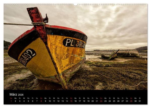 Produktbild: Bretagne entlang der K&uuml;ste (hochwertiger Premium Wandkalender 2026 DIN A2 quer), Kunstdruck in Hochglanz