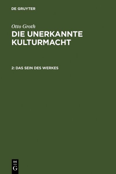 Produktbild: Das Sein des Werkes