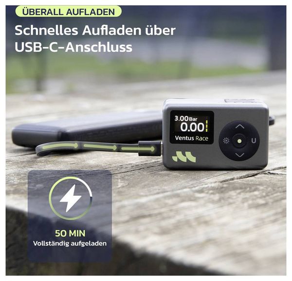 Produktbild: Woowind Elektrische Fahrradpumpe WO-V02
