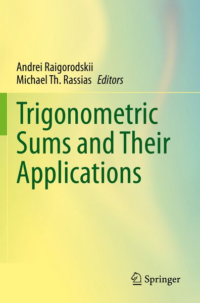 Produktbild: Trigonometric Sums and Their Applications