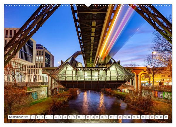 Produktbild: Blaue Stunde in Nordrhein-Westfalen (hochwertiger Premium Wandkalender 2026 DIN A2 quer), Kunstdruck in Hochglanz