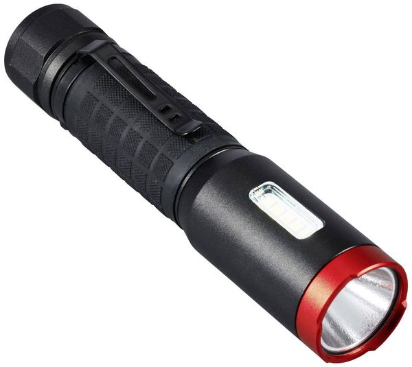 Produktbild: TOOLCRAFT TO-9469536 LED Handlampe verstellbar, mit Magnethalterung, mit G&uuml;rtelclip Li-Ionen Akkus 1000 lm 5 h 176 g