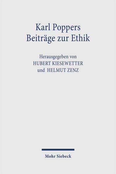 Produktbild: Karl Poppers Beitr&auml;ge zur Ethik