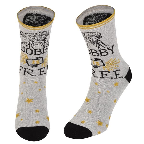 Produktbild: Harry Potter Dobby Is Free (Grey Socks) L/XL