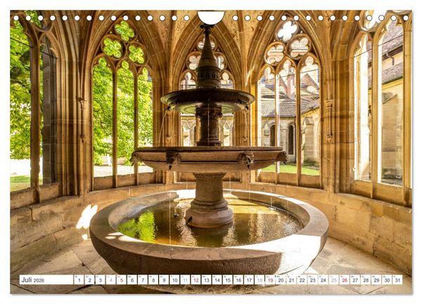 Produktbild: Faszination Kloster (Wandkalender 2026 DIN A4 quer), CALVENDO Monatskalender