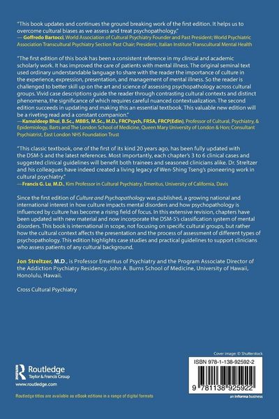 Produktbild: Culture and Psychopathology