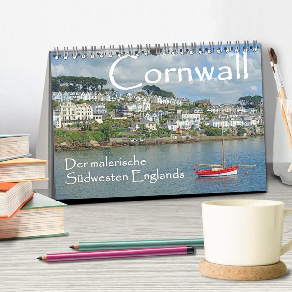 Produktbild: Cornwall. Der malerische S&uuml;dwesten Englands (Tischkalender 2026 DIN A5 quer), CALVENDO Monatskalender