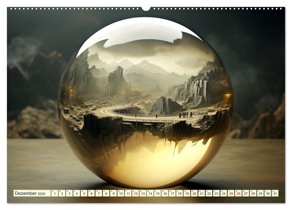 Produktbild: Sph&auml;renwelten (hochwertiger Premium Wandkalender 2026 DIN A2 quer), Kunstdruck in Hochglanz
