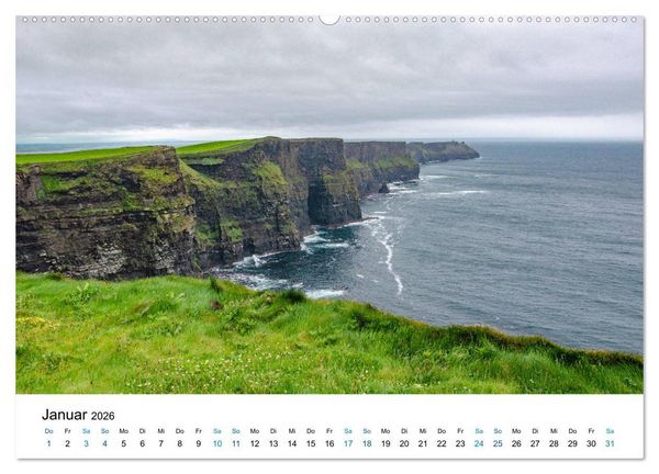 Produktbild: Irland - Die smaragdgr&uuml;ne Insel (Wandkalender 2026 DIN A2 quer), CALVENDO Monatskalender