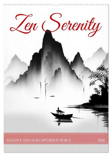 Produktbild: Zen Serenity (Wall Calendar 2026 DIN A2 portrait), CALVENDO 12 Month Wall Calendar