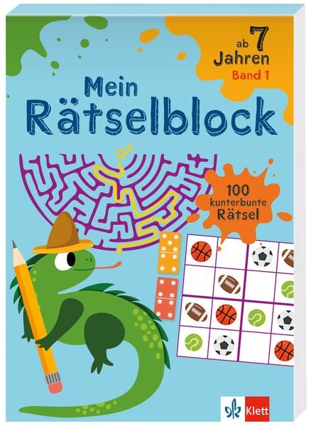 Klett Mein Rätselblock ab 7 Jahren Band 1, Taschenbuch von , Klett Lerntraining bei PONS Langenscheidt GmbH, 9783129497791