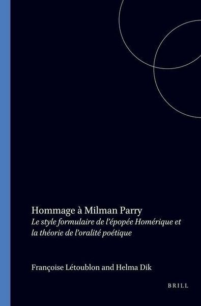 Produktbild: Hommage &Agrave; Milman Parry