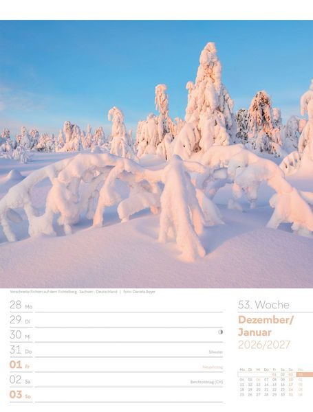 Produktbild: Unser Wald Wochenplaner Kalender 2027