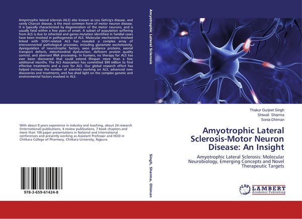 Produktbild: Amyotrophic Lateral Sclerosis-Motor Neuron Disease: An Insight