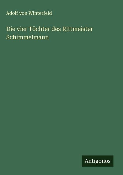 Produktbild: Die vier T&ouml;chter des Rittmeister Schimmelmann