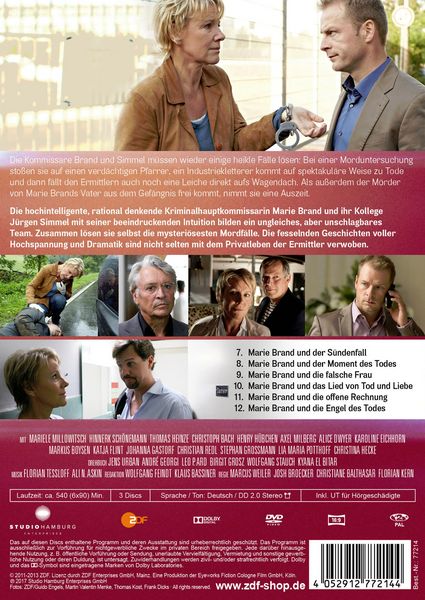 Produktbild: Marie Brand 2 - Folge 7-12 [3 DVDs]