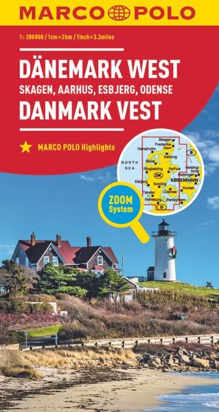 MARCO POLO Regionalkarte Dänemark West 1:200.000 LZ bis 2027