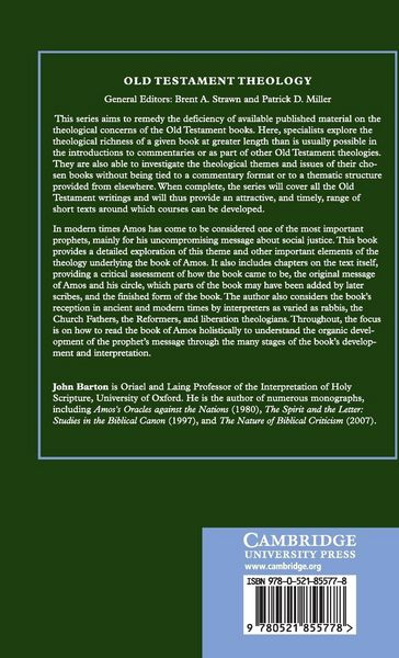 Produktbild: The Theology of the Book of Amos